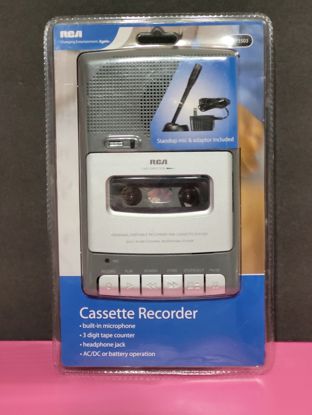RCA Cassette Recorder RP3503. New In The Package Never Opened (0871)